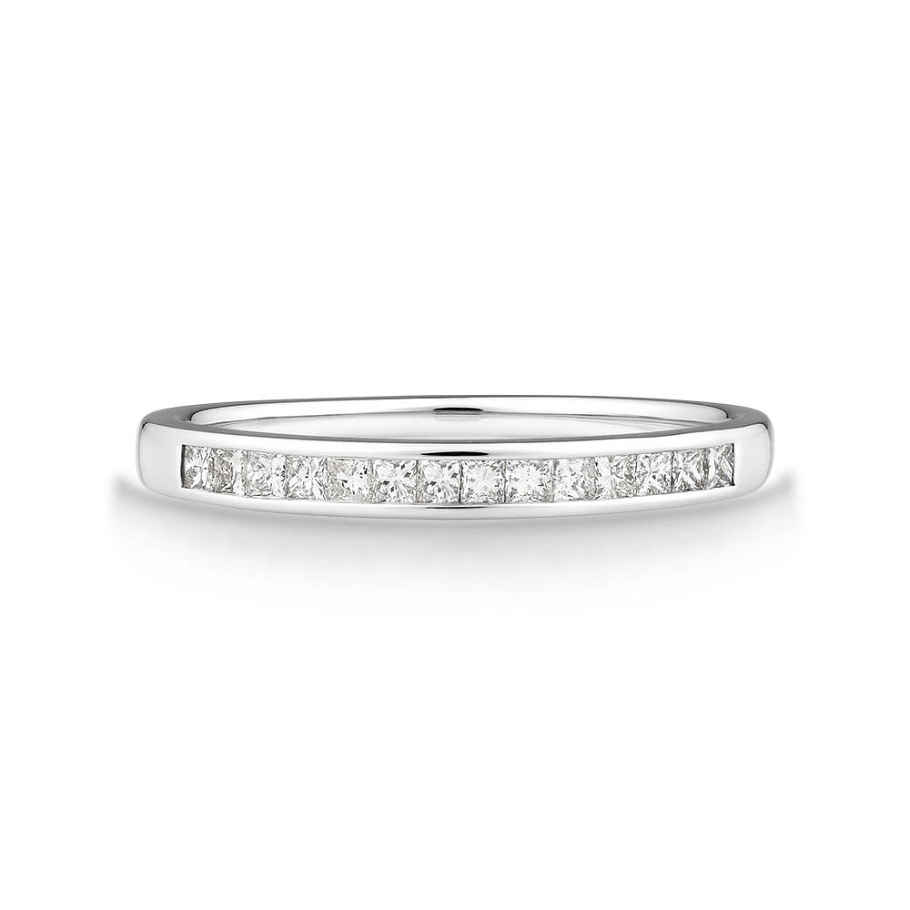 Evermore Wedding Band with 0.25 Carat TW of Diamonds in 14kt White Gold