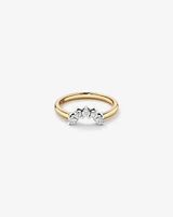 Wedding Band with 1/4 Carat TW of Diamonds in 14kt Yellow & White Gold