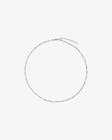50cm (20") 2.7mm Width Figaro Chain Necklace in Sterling Silver
