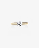 Certified Solitaire Engagement Ring with a 3/4 Carat TW Diamond in 18kt White Gold