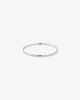 3.7mm Solid Round Bangle in Sterling Silver