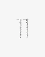 Drop Earrings with 1.00 Carat TW of Diamonds in 18kt White Gold