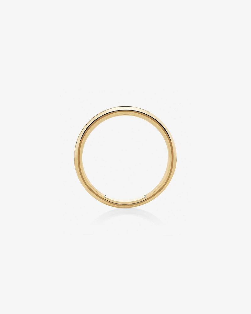 Wedding Band with Carat TW of Diamonds in 14kt Yellow Gold