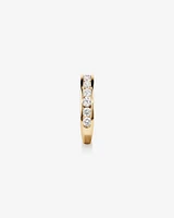 1.00 Carat TW Channel Set Round Brilliant Laboratory-Grown Diamond Wedding Ring in 14kt Yellow Gold