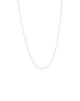 50cm (20") 1mm Width Singapore Chain in 10kt Yellow Gold