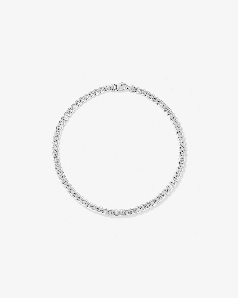 9.3mm Curb Chain in Sterling Silver