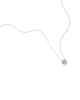 0.35 Carat TW Diamond Swirl Everlight Pendant Necklace in 10kt Yellow Gold