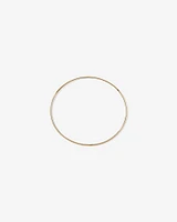 65mm (2.5") 2.3mm Width Solid Oval Bangle in 10kt Yellow Gold