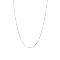 50cm (20") 1mm Width Diamond Cut Belcher Chain in 18kt Yellow Gold