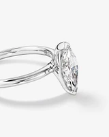 1.25 Carat TW Marquise Laboratory-Grown Diamond Solitaire Engagement Ring in 14kt White Gold