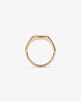 Square Signet Ring in 10kt Yellow Gold