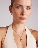 13mm Polished Pendant Enhancer in 10kt Gold