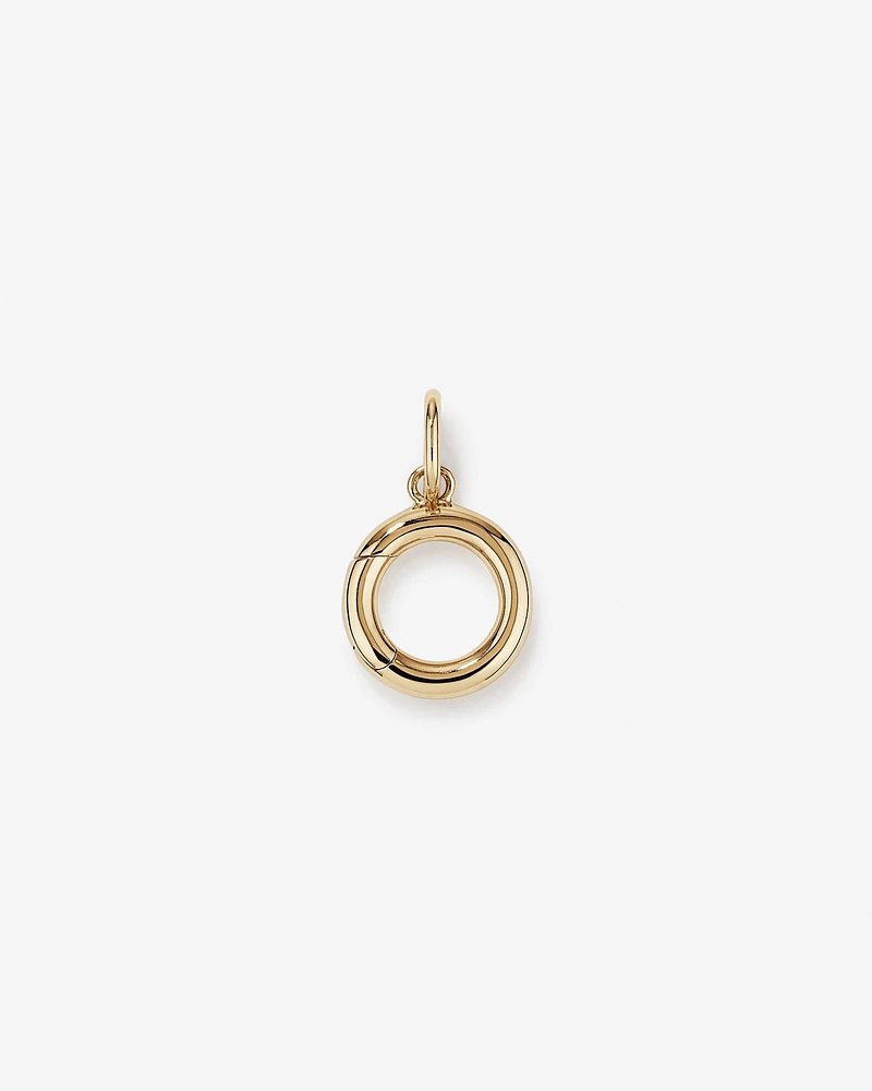 13mm Polished Pendant Enhancer in 10kt Gold