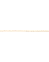 55cm (22") 3.9mm Width Semi Solid Curb Chain in 10kt Yellow Gold