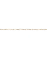 Heart Link Fancy Chain Bracelet in 10kt Yellow Gold