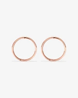 14mm Sleeper Earrings in 10kt Yellow Gold