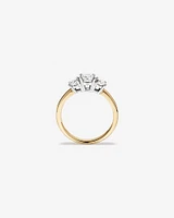 1.00 Carat TW 3 Stone Signature 101 Diamond Ring in 14kt White Gold