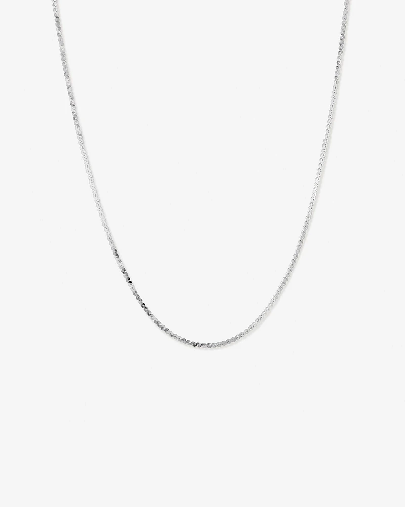 Chaîne serpentine en argent