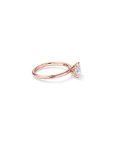 Carat TW Round Brilliant Laboratory-Grown Diamond Solitaire Engagement Ring in 14kt Gold