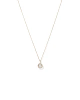 Carat TW Diamond Halo Everlight Pendant in 10kt White Gold
