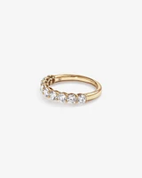Ring with Carat TW Laboratory Grown Diamonds in 14kt White Gold
