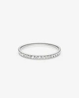 Wedding Band with 0.15 Carat TW of Diamonds in 14kt White Gold