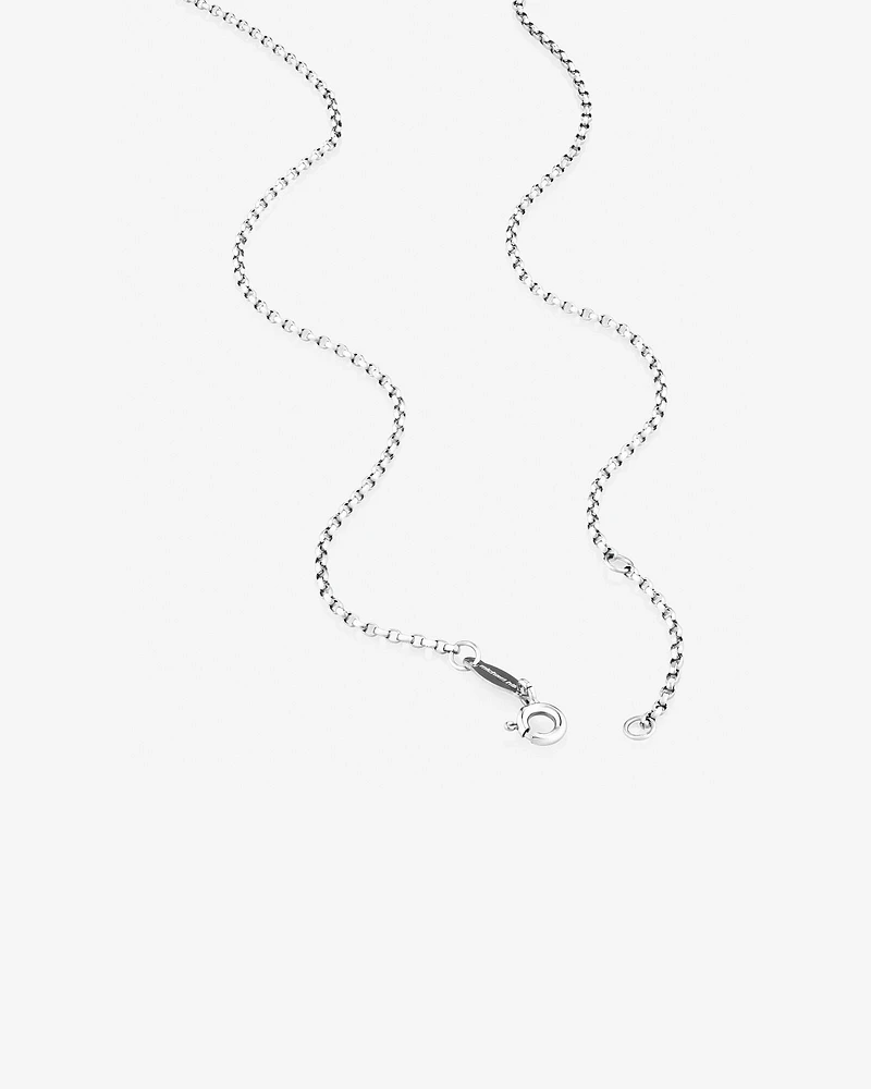 45cm (18") 1mm-1.5mm Width Diamond Cut Belcher Chain in 18kt Yellow Gold