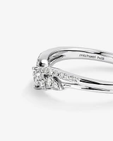 Wedding Ring with 0.23 Carat TW of Diamonds in 14kt White Gold