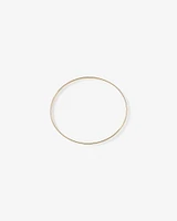 65mm (2.5") 5.7mm Width Solid Oval Bangle in 10kt Yellow Gold