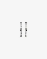 Huggie Earrings with Carat TW of Diamonds in 10kt Rose Gold