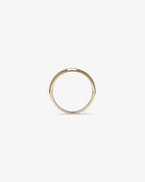 0.15 Carat TW Channel Set Diamond Men's Wedding Ring in two-tone 10kt White and Yellow Gold