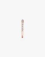 Wedding Ring with 0.34 Carat TW of Diamonds in 14kt Rose Gold