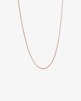 60cm (24") Hollow Belcher Chain in 10kt Yellow Gold