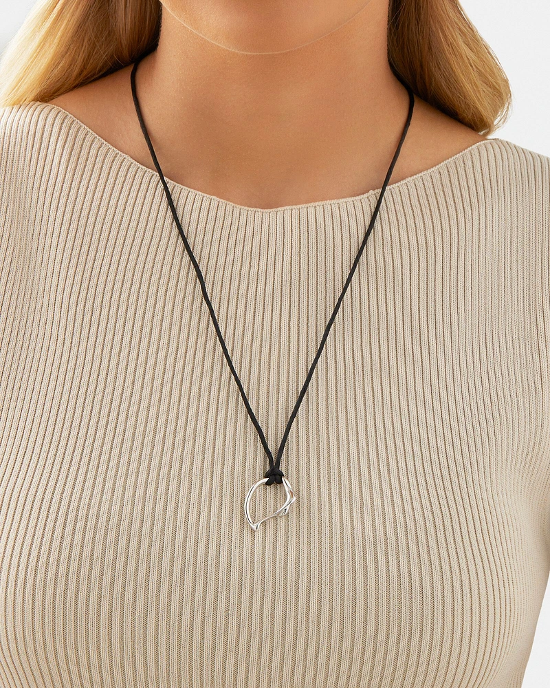 Medium Spirits Bay Pendant in Sterling Silver