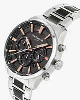 Solar Powered Men's Watch with Tone in Stainless Steel