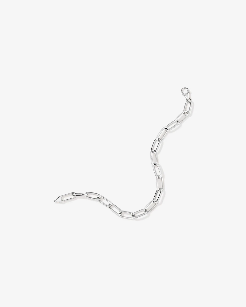 19cm (7.5") Paperclip Bracelet in Sterling Silver