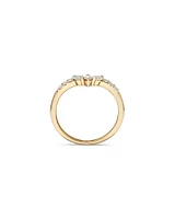 Wedding Ring with .38TW of Diamonds in 14k Yellow Gold