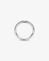6mm Polished and Brushed Tungsten Wedding Band