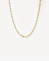 Ball and Oval Link Chain in 10kt Yellow Gold