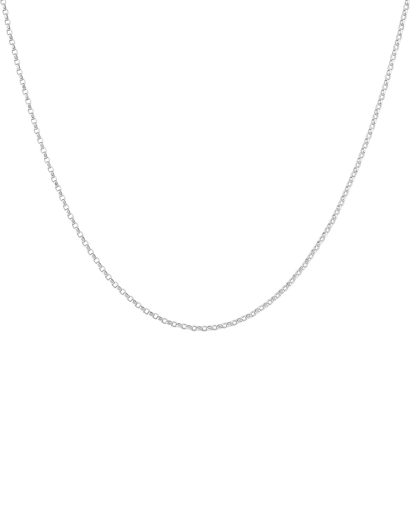 45cm (18") 1mm-1.5mm Width Diamond Cut Belcher Chain in 18kt Yellow Gold