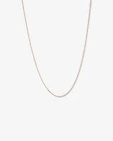 45cm (18") 1mm-1.5mm Width Solid Belcher Chain in 10kt Yellow Gold