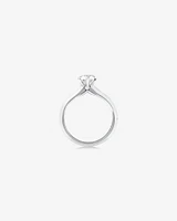 Certified Solitaire Engagement Ring with A 1 Carat TW Diamond in 14kt White Gold