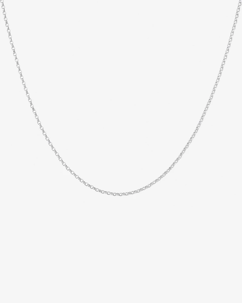 45cm (18") 1mm-1.5mm Width Diamond Cut Belcher Chain in 18kt Yellow Gold