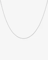 45cm (18") 1mm-1.5mm Width Diamond Cut Belcher Chain in 18kt Yellow Gold