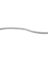 Cubic Zirconia Tennis Bracelet in Sterling Silver
