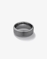 Men's Ring in Grey Sapphire Tungsten