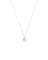 Carat TW Diamond Halo Everlight Pendant in 10kt White Gold