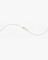 Heart Pendant with A Diamond in 10kt Yellow Gold
