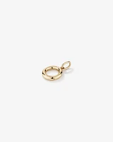 13mm Polished Pendant Enhancer in 10kt Gold
