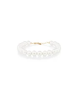 Cultured Freshwater Pearl Bracelet in 10kt Yellow Gold
